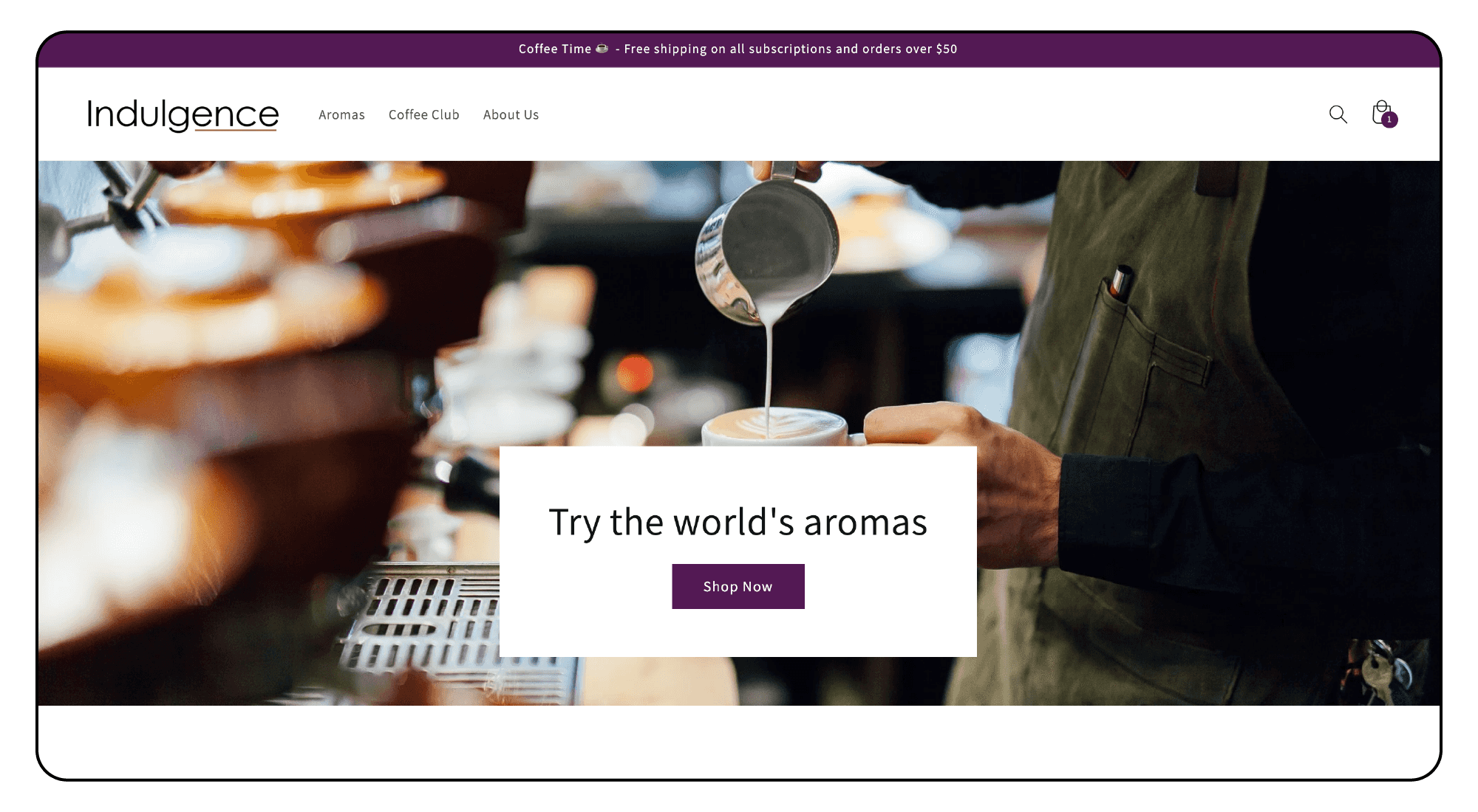 Screenshot of Indulgence